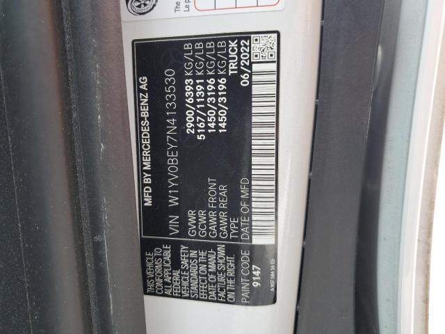 2022 MERCEDES-BENZ METRIS - W1YV0BEY7N4133530