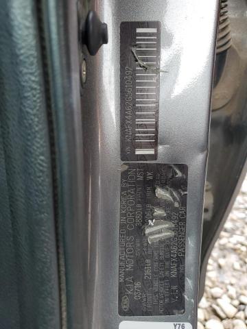 KNAFX4A62G5610492 KIA FORTE LX