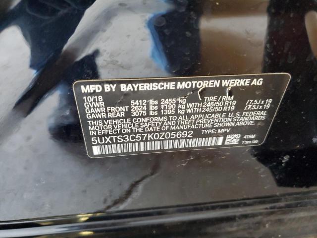 5UXTS3C57K0Z05692 2019 BMW X3, photo no. 12