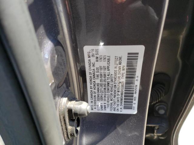 2016 HONDA CR-V SE - 2HKRM3H46GH558629