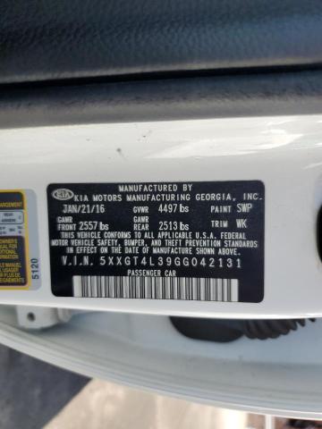 5XXGT4L39GG042131 KIA Optima Lx