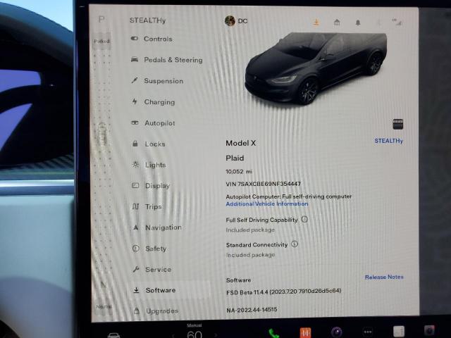 7SAXCBE69NF354447 Tesla MODEL X