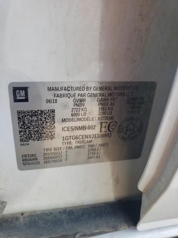 1GTG6CENXJ1309943 GMC CANYON SLE