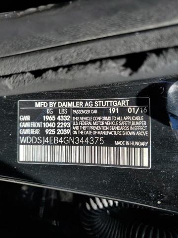 WDDSJ4EB4GN344375 Mercedes-Benz CLA 250