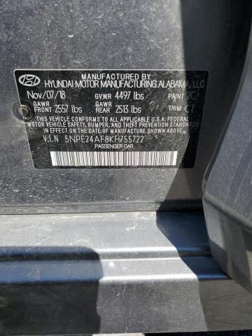 2019 HYUNDAI SONATA SE - 5NPE24AF8KH755722
