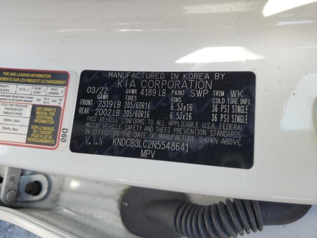 KNDCB3LC2N5548641 KIA NIRO LX