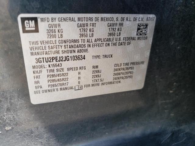 3GTU2PEJ2JG103634 GMC Sierra K1500 Denali