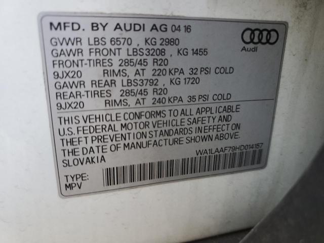 WA1LAAF79HD014157 2017 AUDI Q7 - Image 12