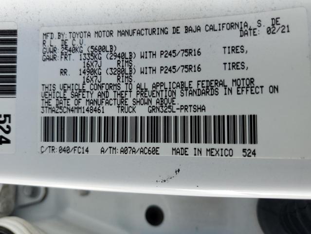 2021 TOYOTA TACOMA DOU - 3TMAZ5CN4MM148461