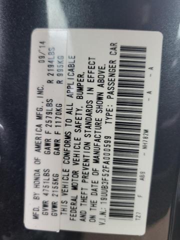 2015 ACURA TLX TECH - 19UUB3F52FA000599