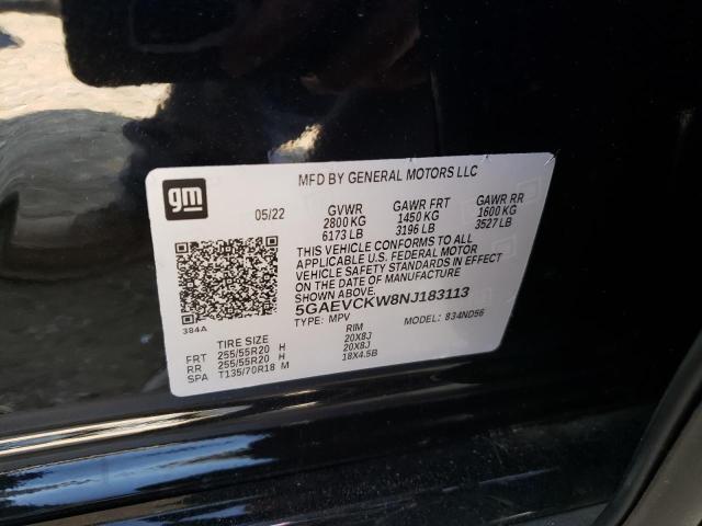 2022 BUICK ENCLAVE AV - 5GAEVCKW8NJ183113