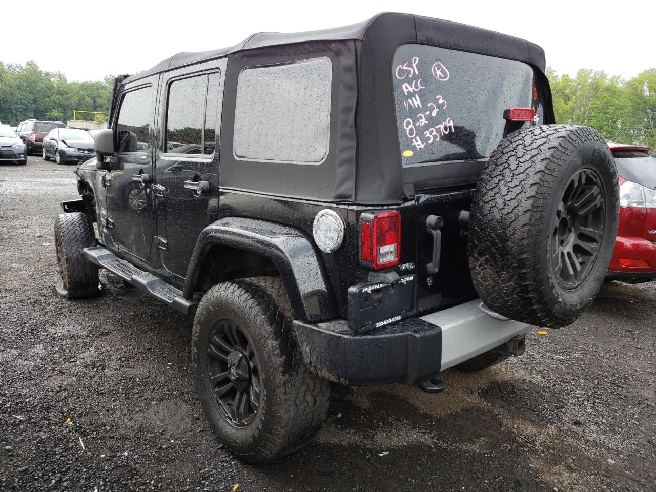 2014 Jeep Wrangler Unlimited Sahara vin: 1C4BJWEG6EL109616