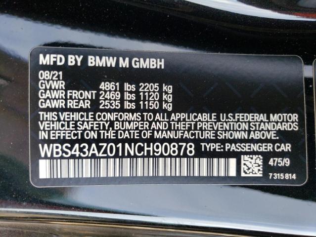 BMW M4 Competition 2022 WBS43AZ01NCH90878 Thumbnail 13