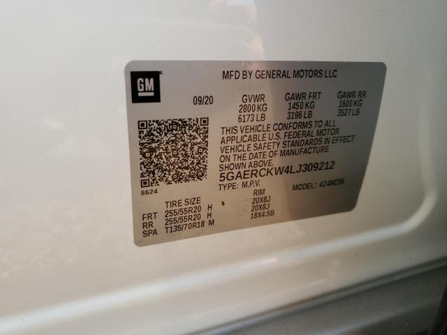5GAERCKW4LJ309212 Buick Enclave Premium