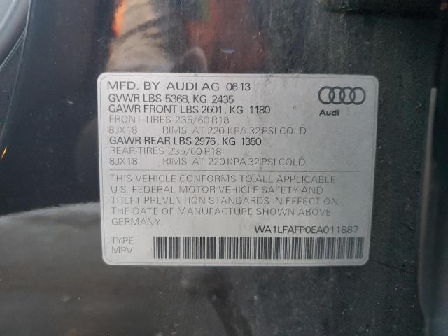 VIN WA1LFAFP0EA011887 2014 Audi Q5, Premium Plus no.13