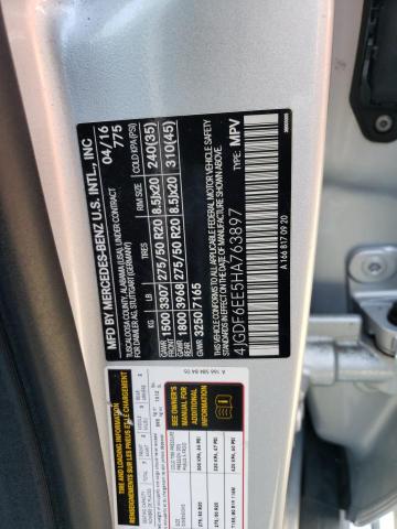 4JGDF6EE5HA763897 Mercedes-Benz Gls 450 4matic