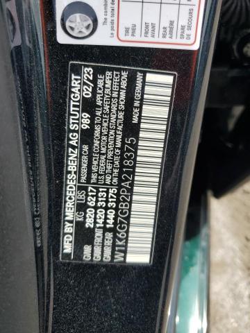 2023 MERCEDES-BENZ S 580 4MAT - W1K6G7GB2PA218375