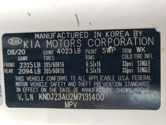 KNDJ23AU2M7131400 KIA SOUL LX