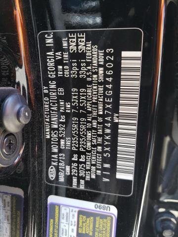5XYKW4A7XEG446023 KIA SORENTO SX