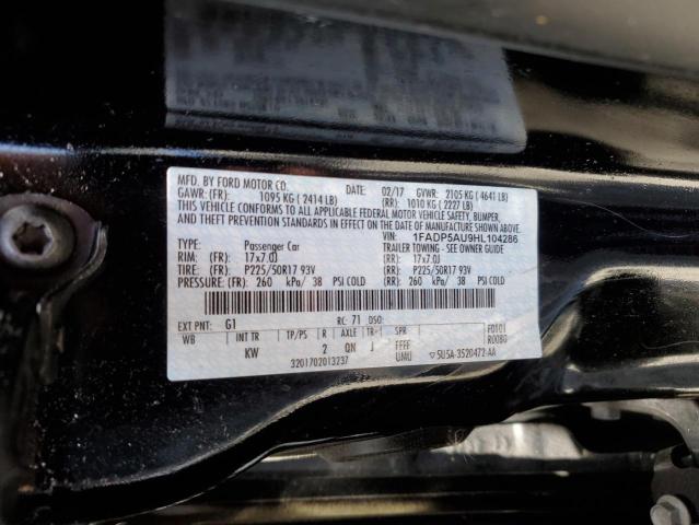 1FADP5AU9HL104286 Ford C-MAX SE