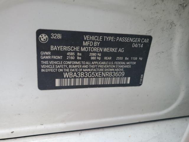WBA3B3G5XENR83609 BMW 328 XI