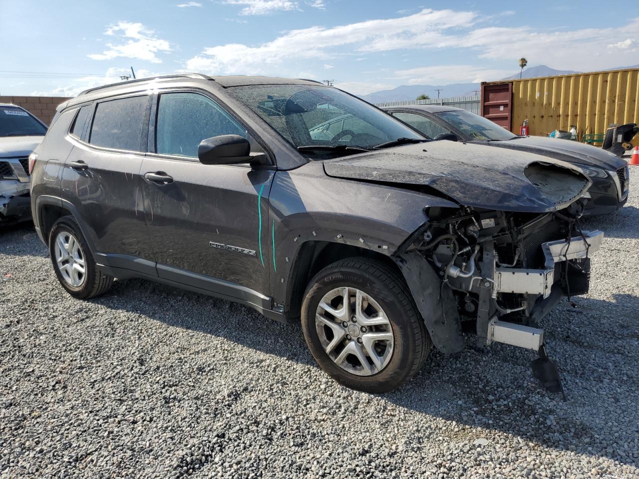 2018 Jeep Compass Sport vin: 3C4NJCAB3JT487350