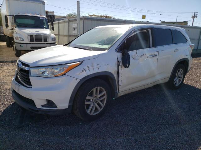 VIN 5TDZKRFH1FS051712 2015 Toyota Highlander, LE no.1