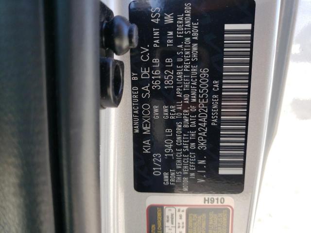 3KPA24AD2PE550096 KIA RIO LX