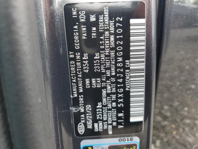 5XXG14J28MG021072 KIA K5 LXS