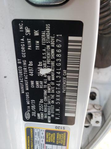 5XXGT4L34LG386671 KIA Optima Lx