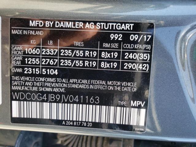 WDC0G4JB9JV041163 Mercedes-Benz GLC 300