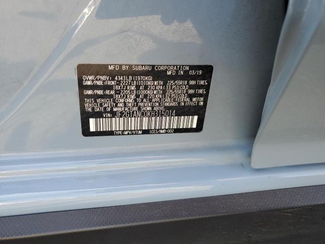JF2GTANC0KH315014 Subaru Crosstrek Limited