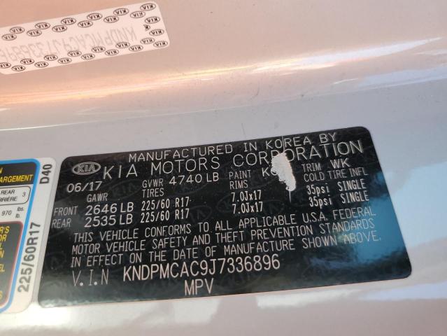 KNDPMCAC9J7336896 KIA Sportage Lx