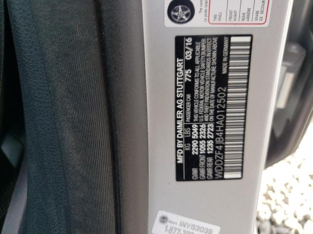 WDDZF4JB4HA012502 Mercedes-Benz E 300