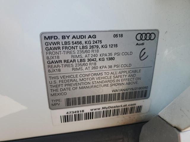 WA1ANAFY9J2180250 2018 AUDI Q5 - Image 13