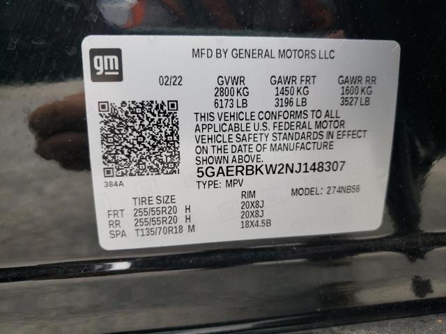 5GAERBKW2NJ148307 Buick Enclave Essence