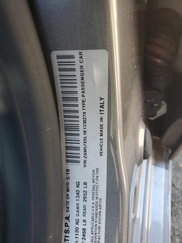 2019 MASERATI GHIBLI LUX - ZAM57XSL1K1338274