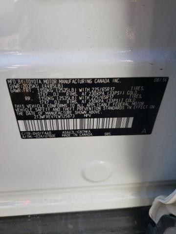 2T3WFREV7EW125873 Toyota Rav4 Xle