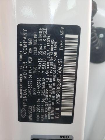 KM8R2DGE8PU604761 Hyundai Palisade Sel