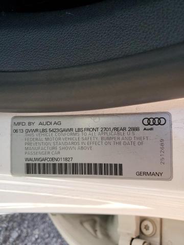 VIN WAUWGAFC0EN011827 2014 Audi A7, Premium Plus no.13