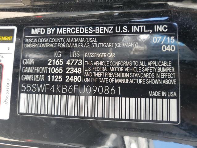 55SWF4KB6FU090861 2015 MERCEDES-BENZ C-CLASS, photo no. 12