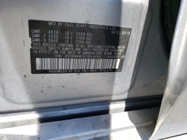4S3BNAN65F3054690 Subaru Legacy 2.5i Limited