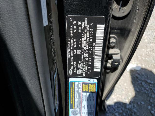 5XXGT4L31GG110518 KIA Optima Lx