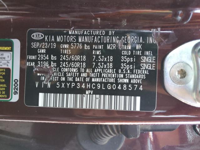 5XYP34HC9LG048574 KIA Telluride Ex