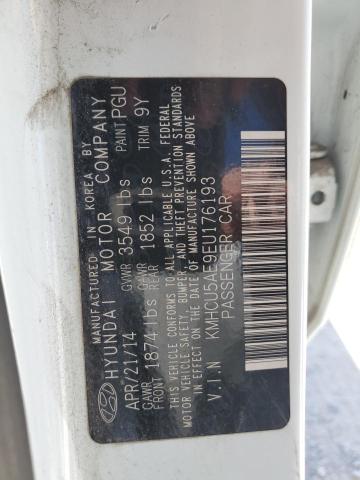 KMHCU5AE9EU176193 Hyundai ACCENT GLS