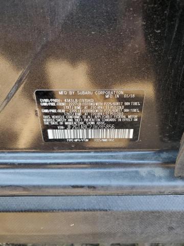 JF2GTABC2JH285856 Subaru Crosstrek Premium