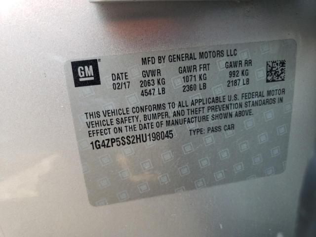 1G4ZP5SS2HU198045 Buick Lacrosse Essence