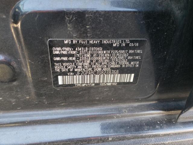 JF2GPABC7G8278768 Subaru Crosstrek Premium