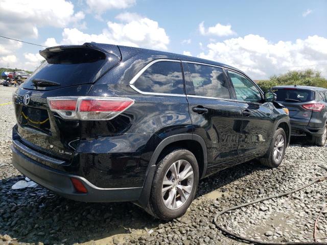 VIN 5TDBKRFH2ES040637 2014 Toyota Highlander, LE no.3