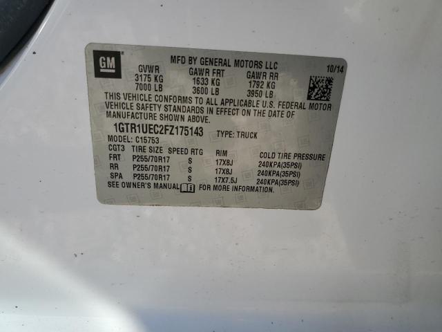 1GTR1UEC2FZ175143 GMC Sierra C1500 Sle